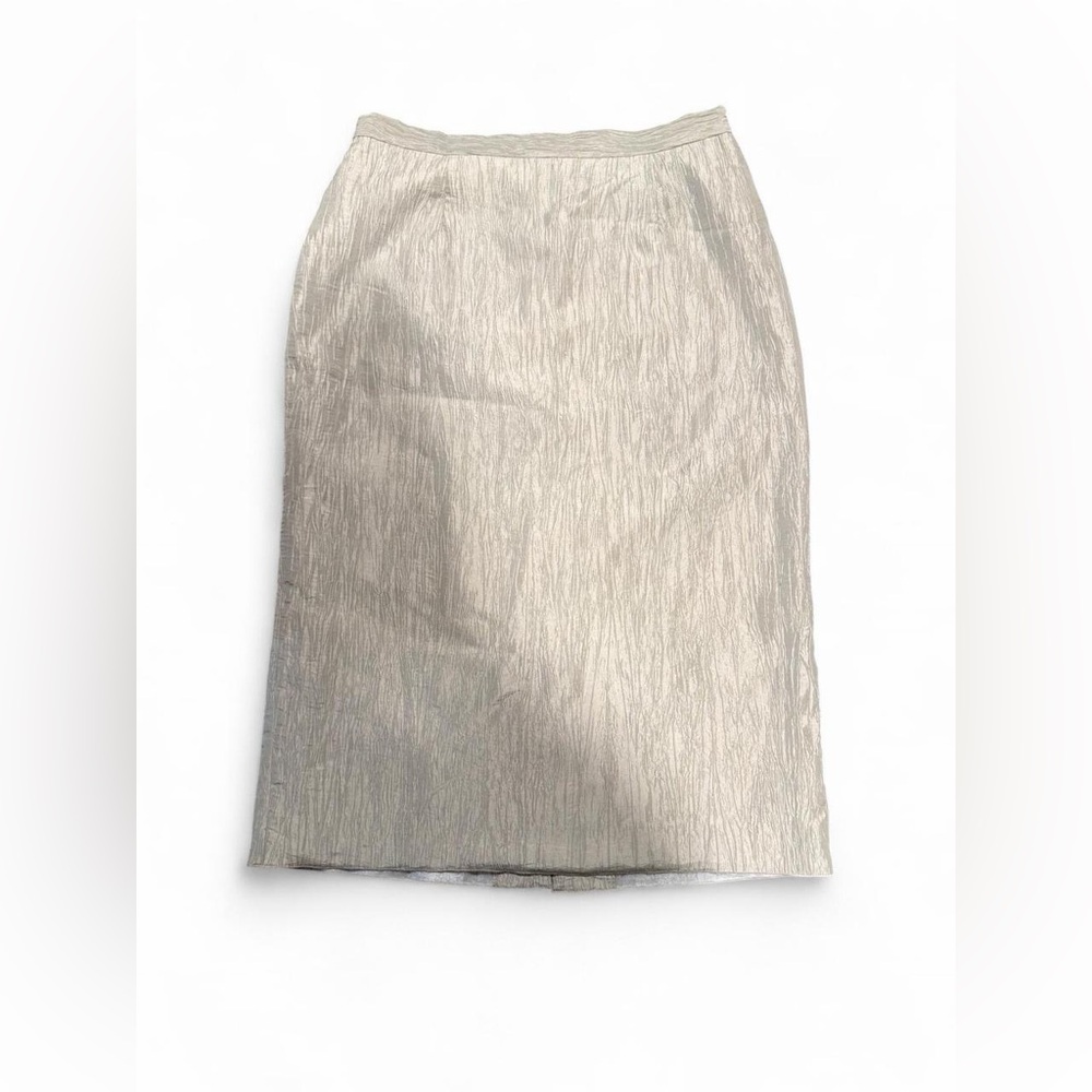 Elegant Vintage Green Long Skirt - Size 18 - Like New - View Measurements